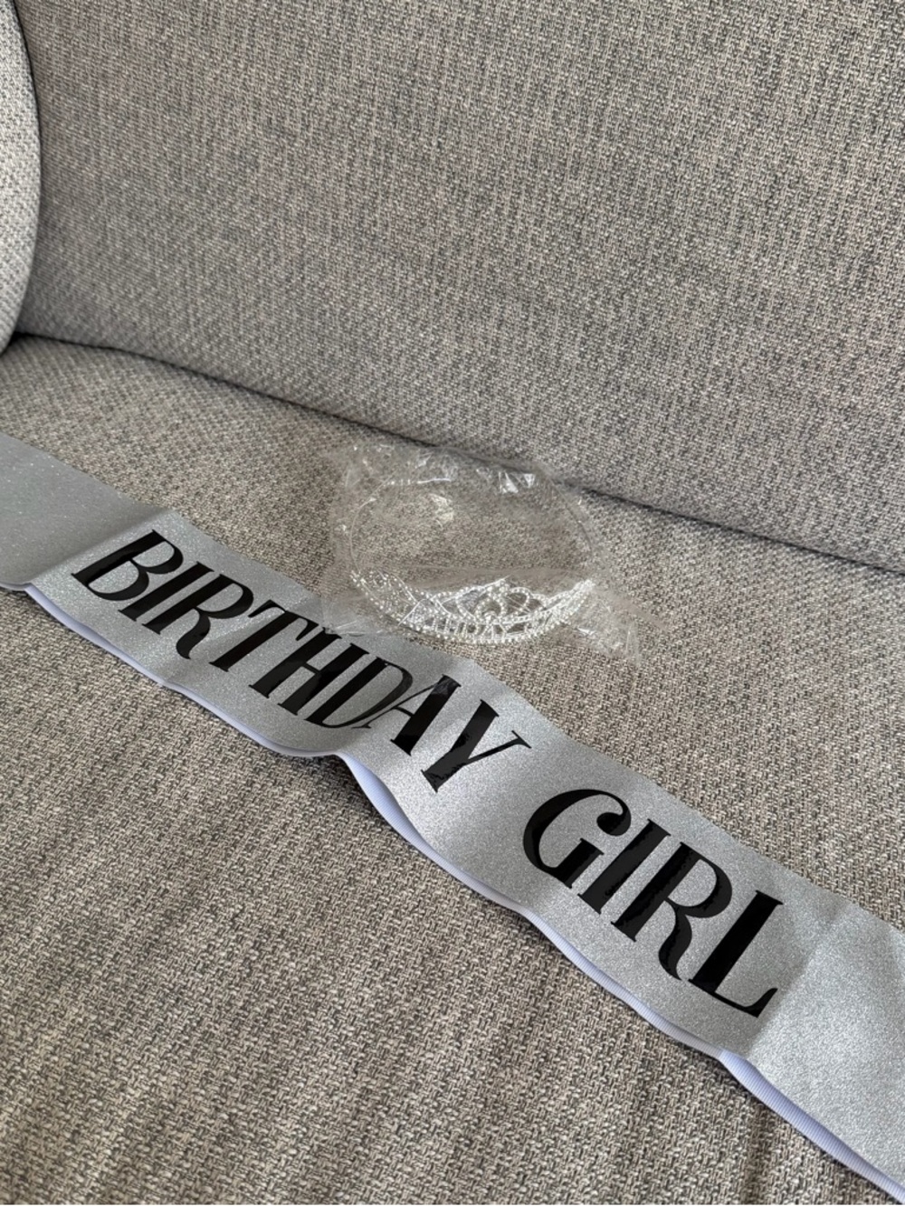 NWT Birthday Girl Sash & Tiara